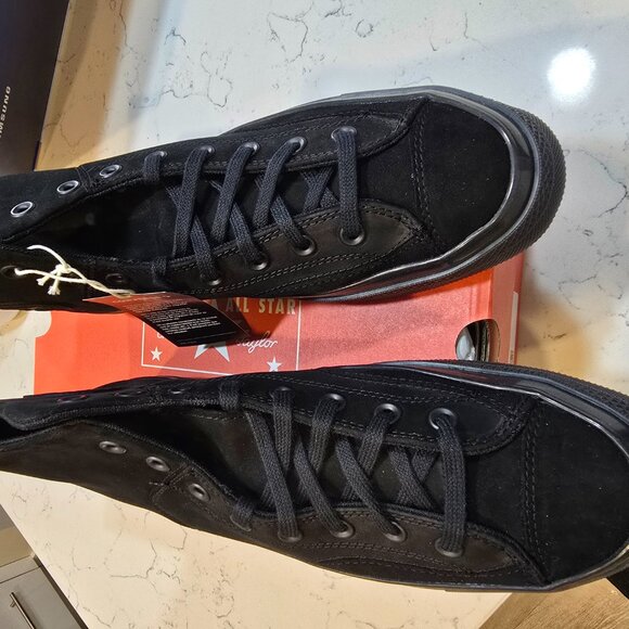 Converse Chuck Taylor 70 Marquis Hi Suede Triple BLACK A09441C Shoe Mens Sz 10 - Picture 5 of 12